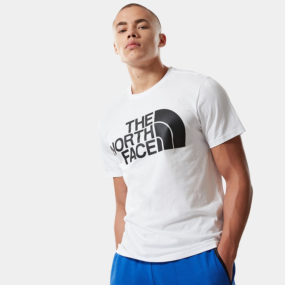 The North Face T-Shirts Mens Australia - The North Face Standard White (VFW-597641)